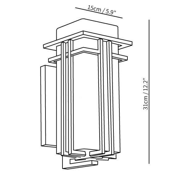 Retro Glass Industrial Outdoor Wall Mount Light | Terralux