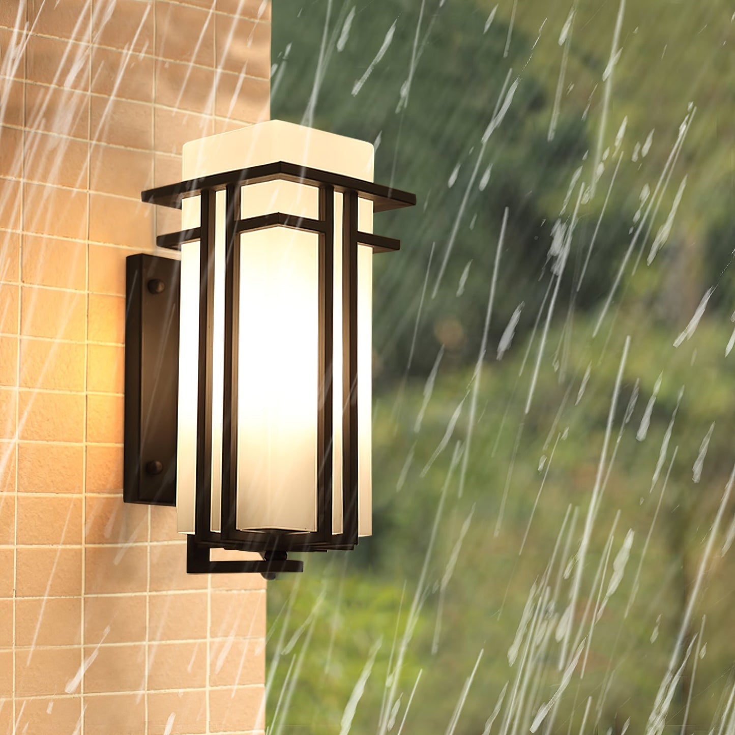 Retro Glass Industrial Outdoor Wall Mount Light | Terralux