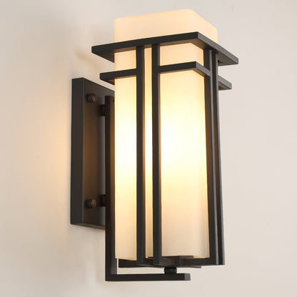 Retro Glass Industrial Outdoor Wall Mount Light | Terralux