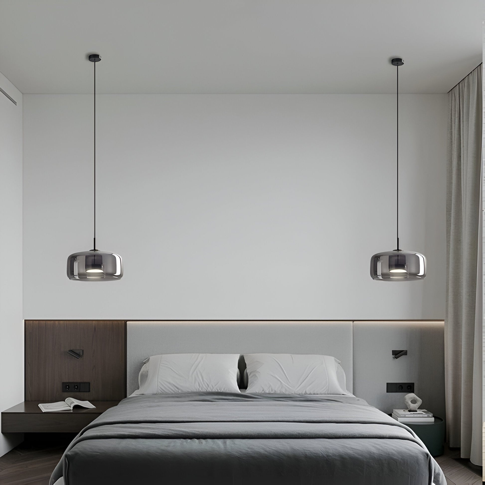 Retro Glass LED Pendant Light with Triple Shade Design | Oryvexa