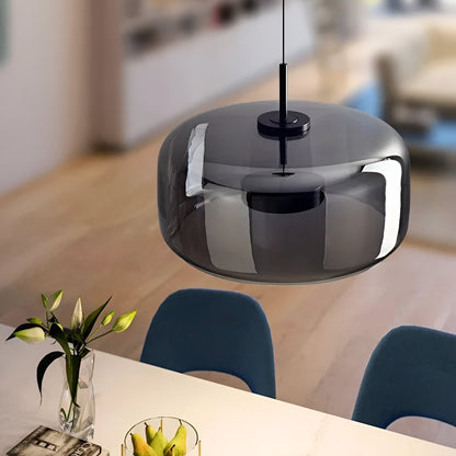 Retro Glass LED Pendant Light with Triple Shade Design | Oryvexa
