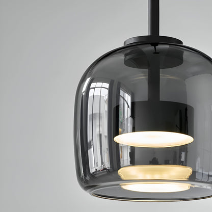 Retro Glass LED Pendant Light with Triple Shade Design | Oryvexa