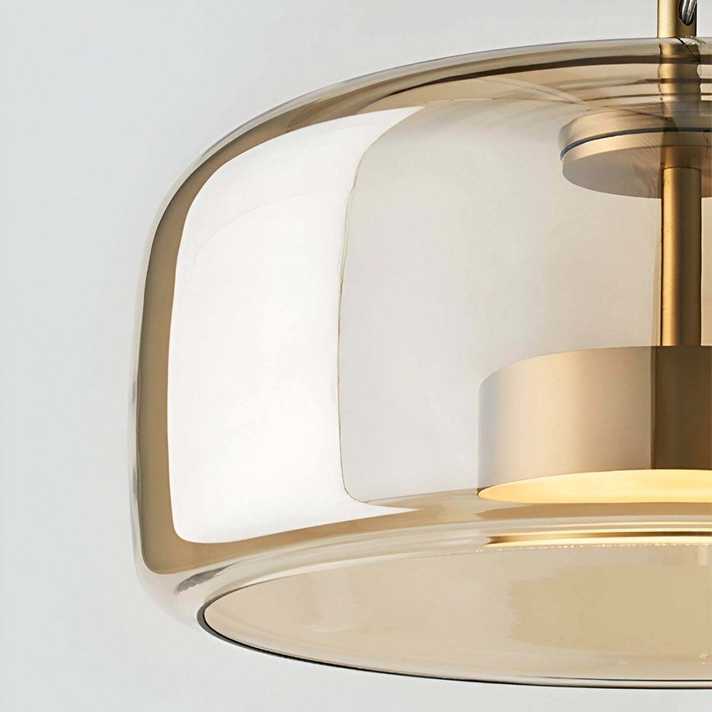 Retro Glass LED Pendant Light with Triple Shade Design | Oryvexa