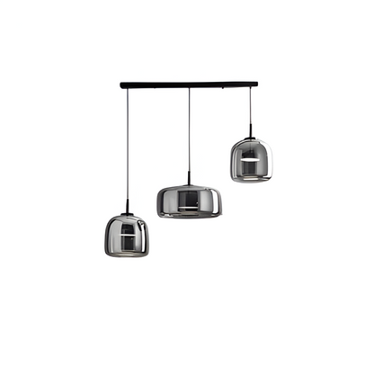 Retro Glass LED Pendant Light with Triple Shade Design | Oryvexa