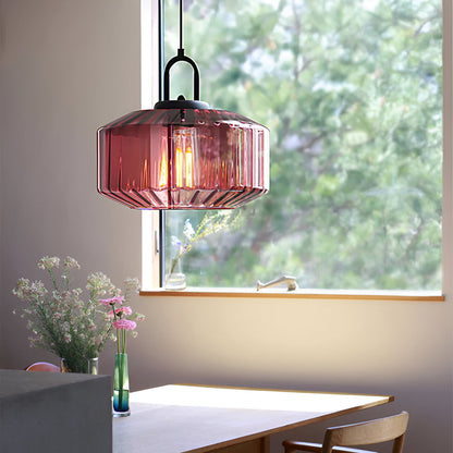 Retro Glass Pendant Light with Nordic Minimalist Design | Aurevix