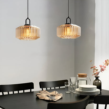 Retro Glass Pendant Light with Nordic Minimalist Design | Aurevix