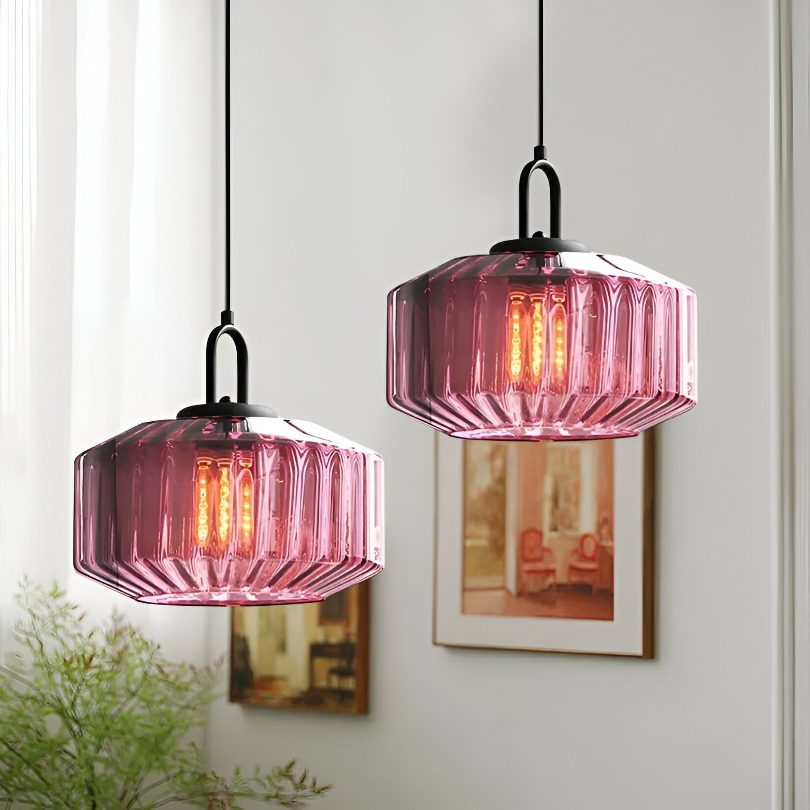 Retro Glass Pendant Light with Nordic Minimalist Design | Aurevix
