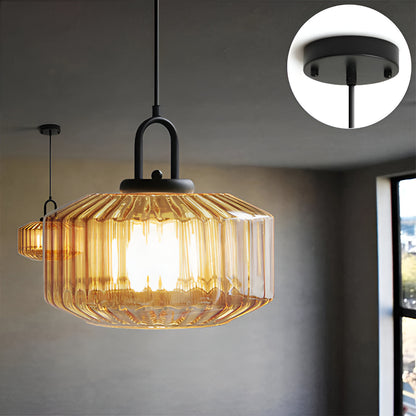 Retro Glass Pendant Light with Nordic Minimalist Design | Aurevix