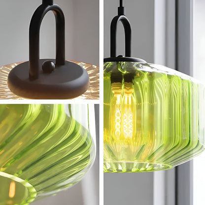 Retro Glass Pendant Light with Nordic Minimalist Design | Aurevix