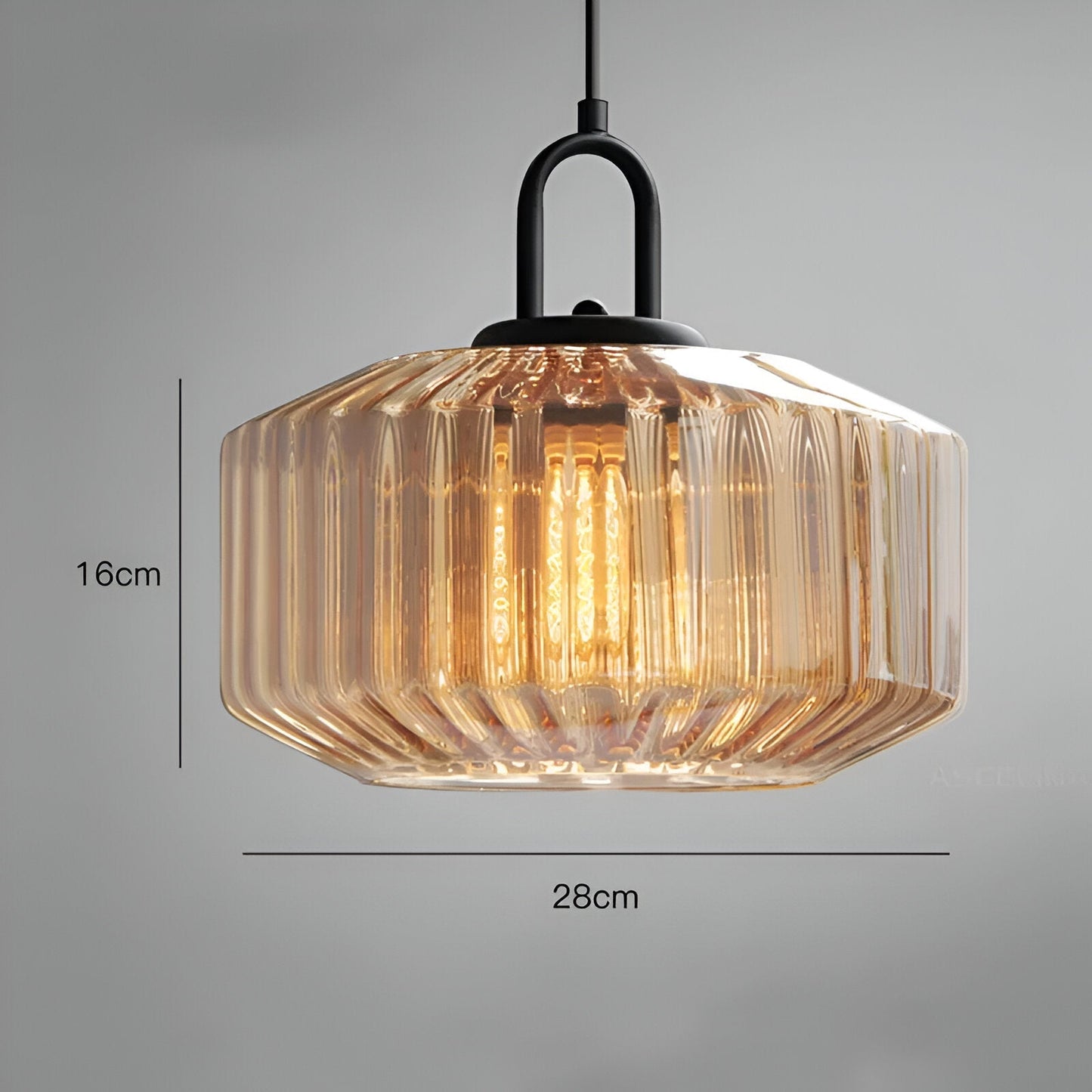 Retro Glass Pendant Light with Nordic Minimalist Design | Aurevix