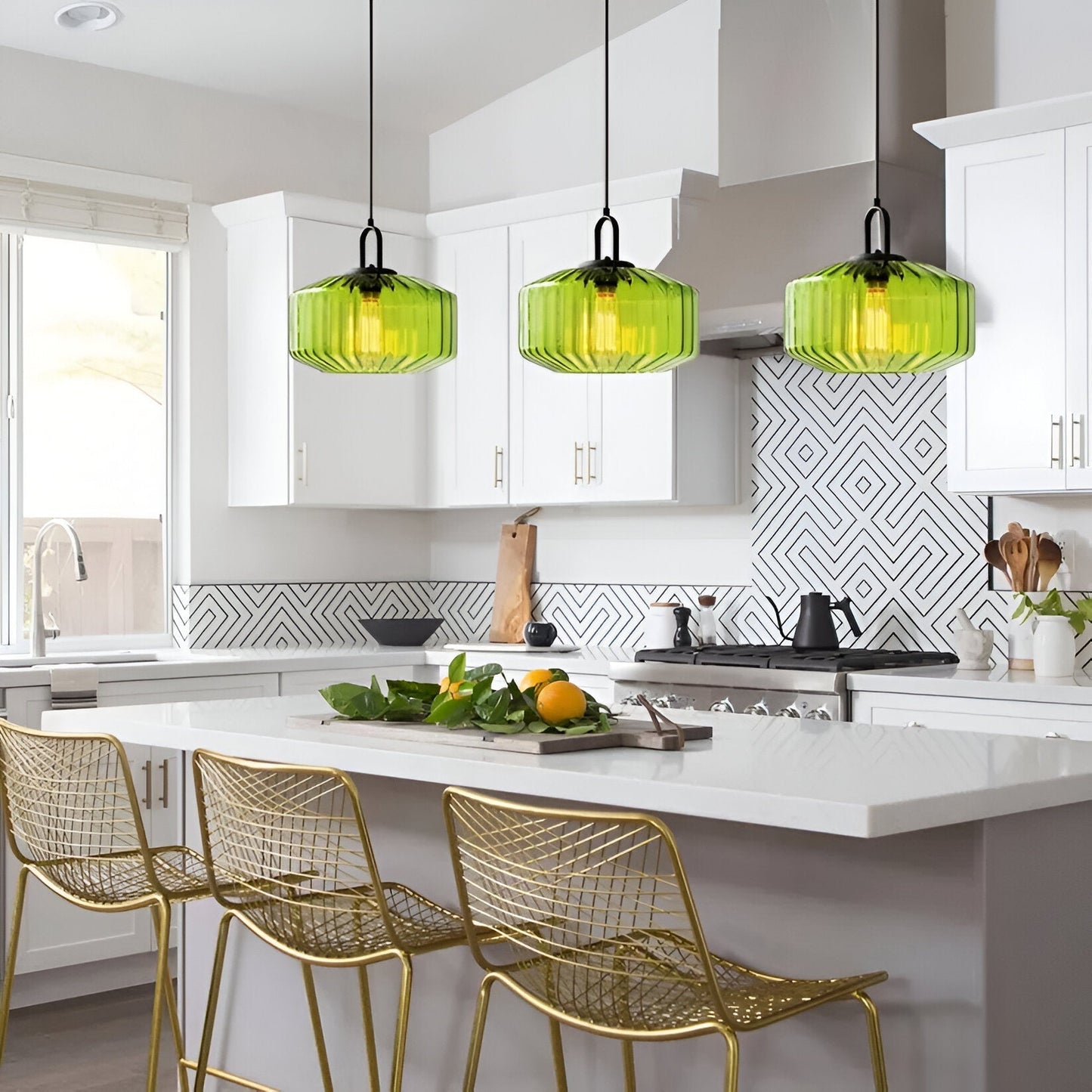 Retro Glass Pendant Light with Nordic Minimalist Design | Aurevix