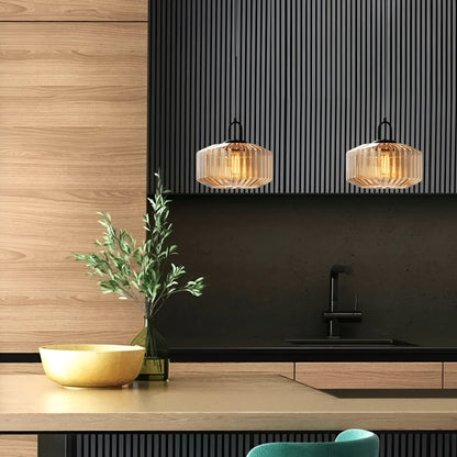 Retro Glass Pendant Light with Nordic Minimalist Design | Aurevix