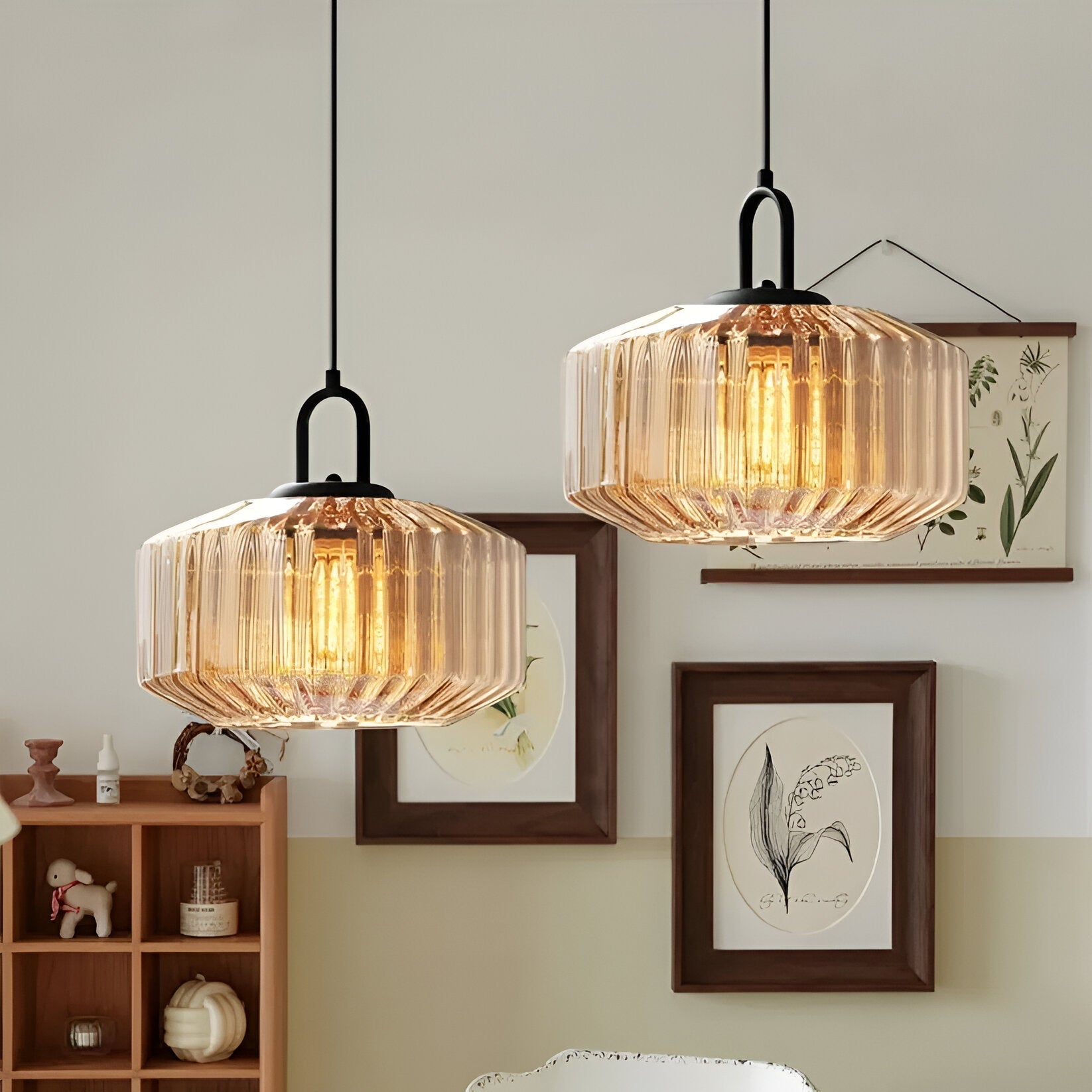 Retro Glass Pendant Light with Nordic Minimalist Design | Aurevix