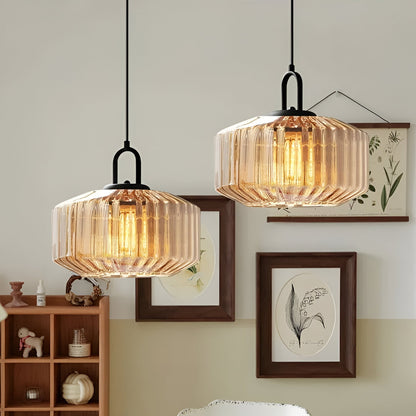 Retro Glass Pendant Light with Nordic Minimalist Design | Aurevix