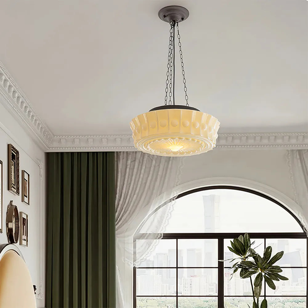 Retro Glass Shade Pendant Light for Dining Areas | Orvessa