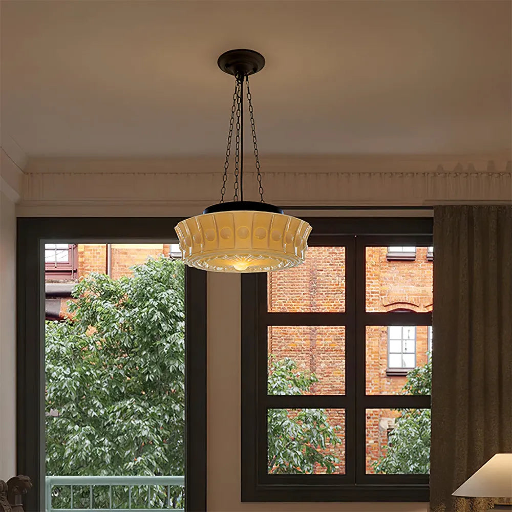 Retro Glass Shade Pendant Light for Dining Areas | Orvessa