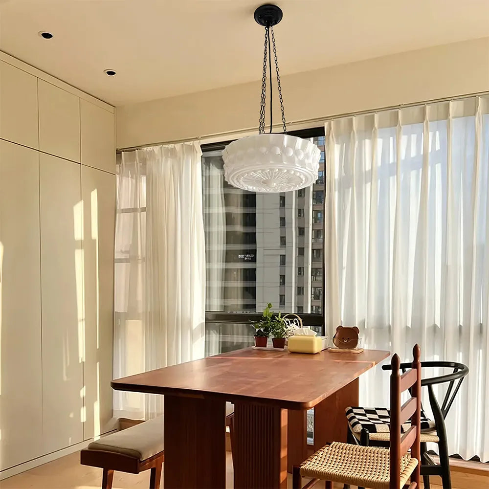Retro Glass Shade Pendant Light for Dining Areas | Orvessa