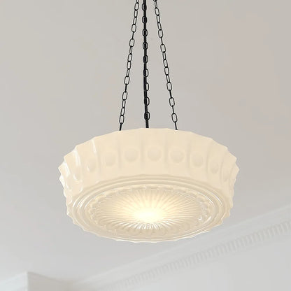 Retro Glass Shade Pendant Light for Dining Areas | Orvessa