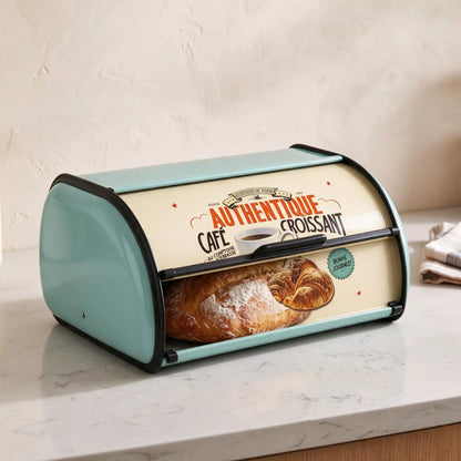 Retro Roll Top Bread Storage Box