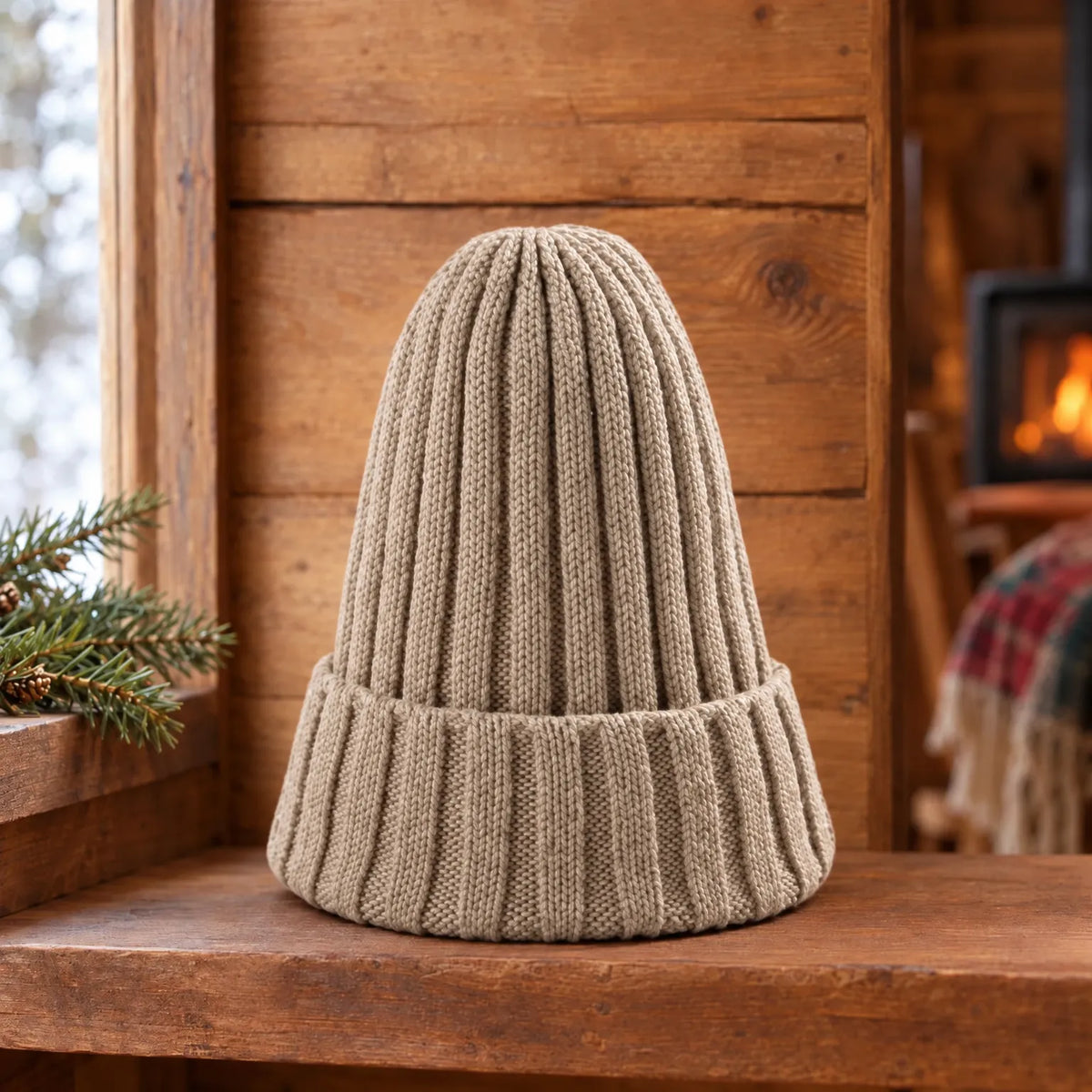 Ribbed Knit Winter Toque