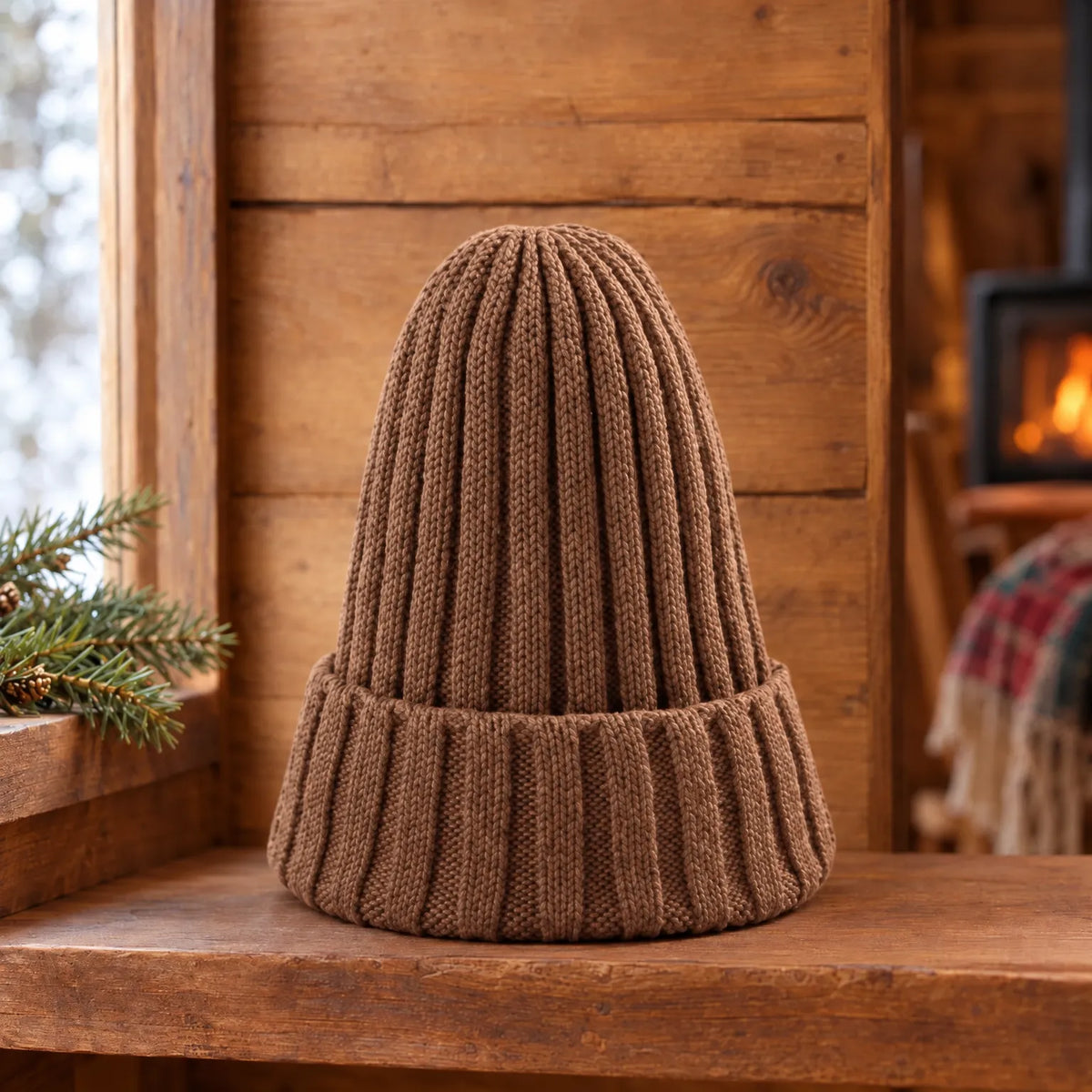 Ribbed Knit Winter Toque