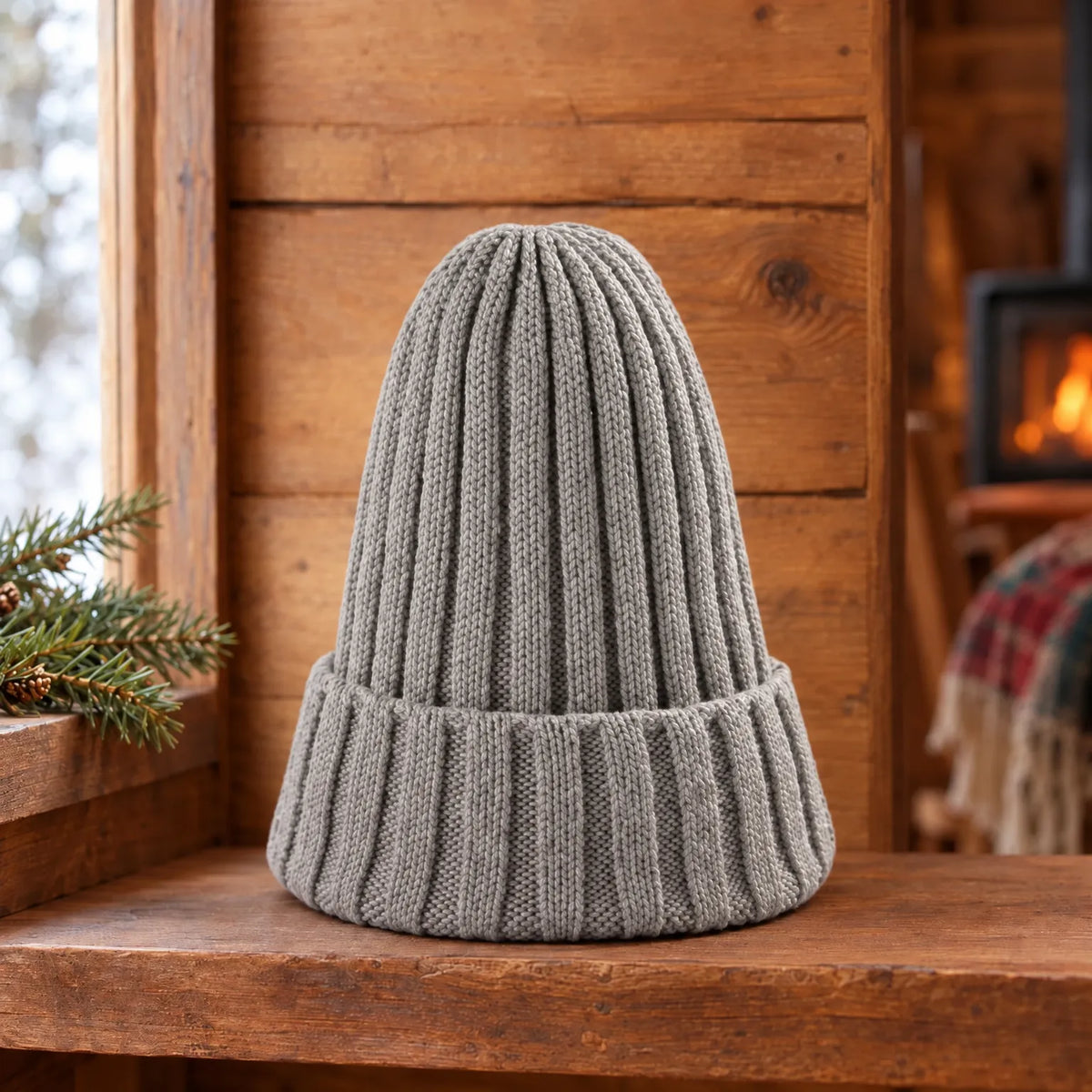 Ribbed Knit Winter Toque