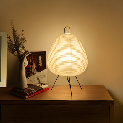 Rice Paper Table Lamp Wabi Sabi Japanese Style | Tormexa