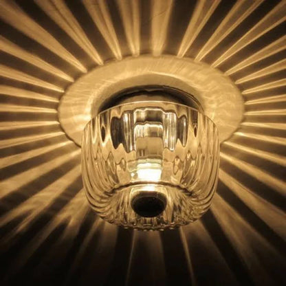 Ripple Glass Ceiling Flush Mount Indoor Light Fixture | Pharox