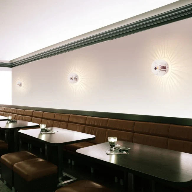 Ripple Glass Ceiling Flush Mount Indoor Light Fixture | Pharox