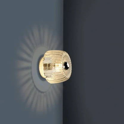Ripple Glass Ceiling Flush Mount Indoor Light Fixture | Pharox