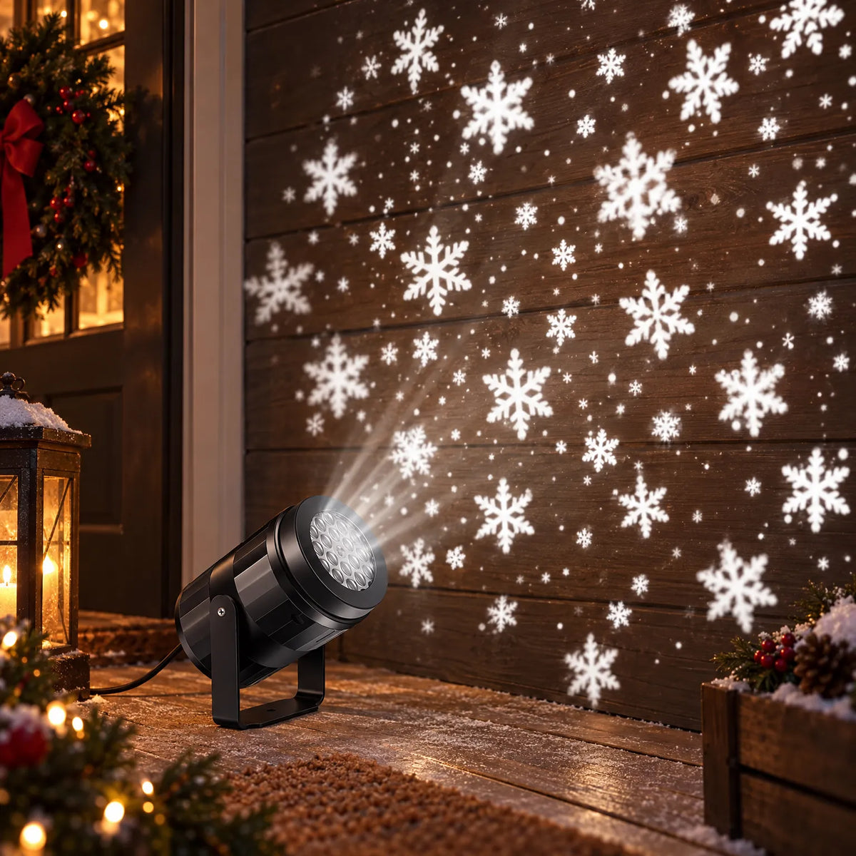 Rotating LED Christmas Projector Lamp