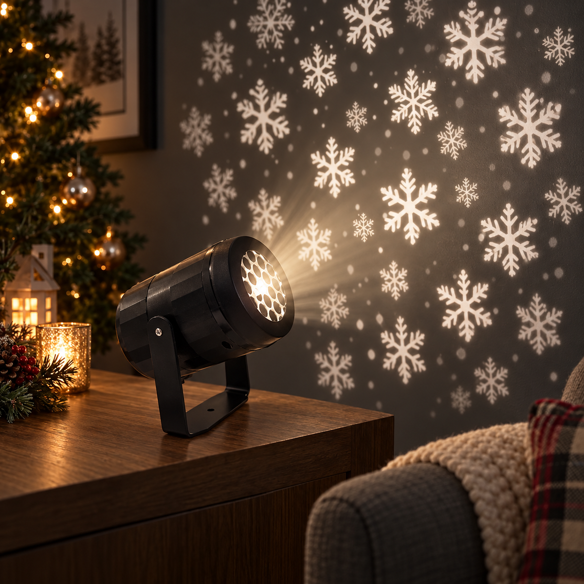 Rotating LED Christmas Projector Light 