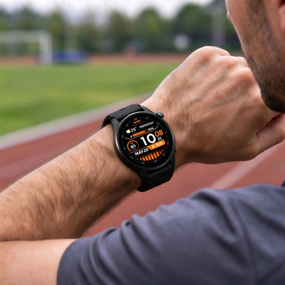 Round Display GPS Tracking Smartwatch