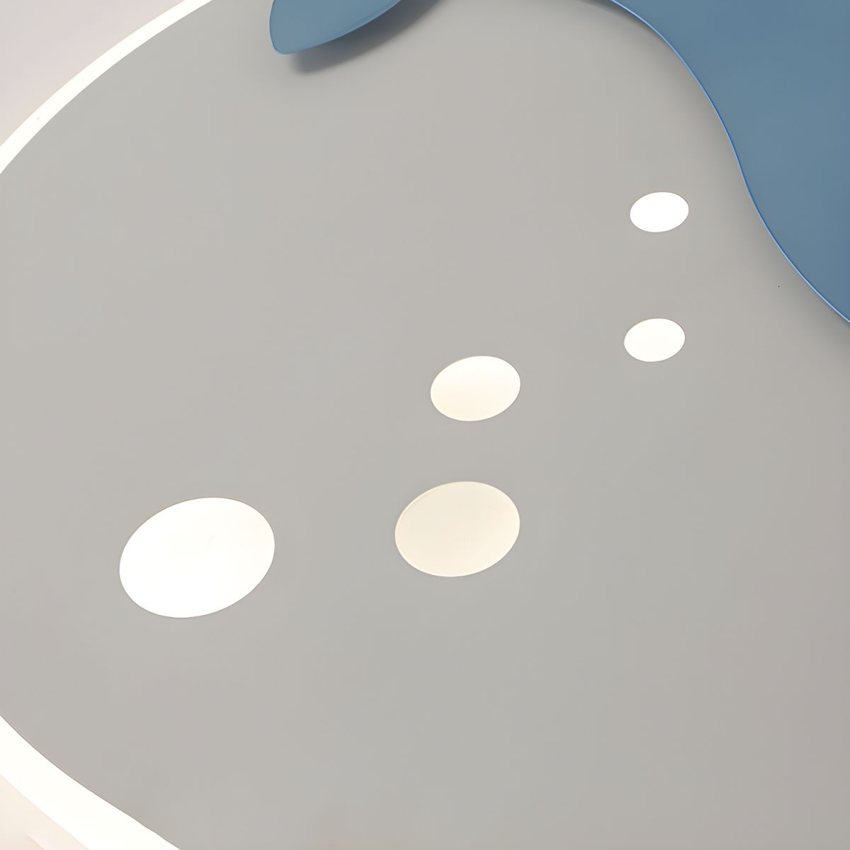 Round Metal Ceiling Light Scandinavian Kids Style | Norvexi