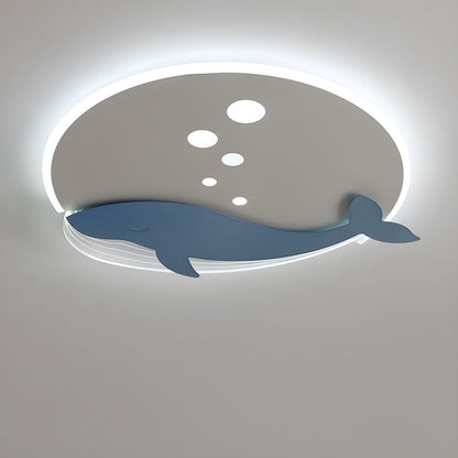 Round Metal Ceiling Light Scandinavian Kids Style | Norvexi