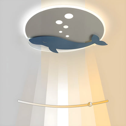 Round Metal Ceiling Light Scandinavian Kids Style | Norvexi
