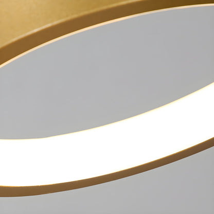 Round Metal Touch Dimming Table Lamp With LED Light | Caldrin