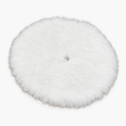 Round Plush Christmas Tree Skirt