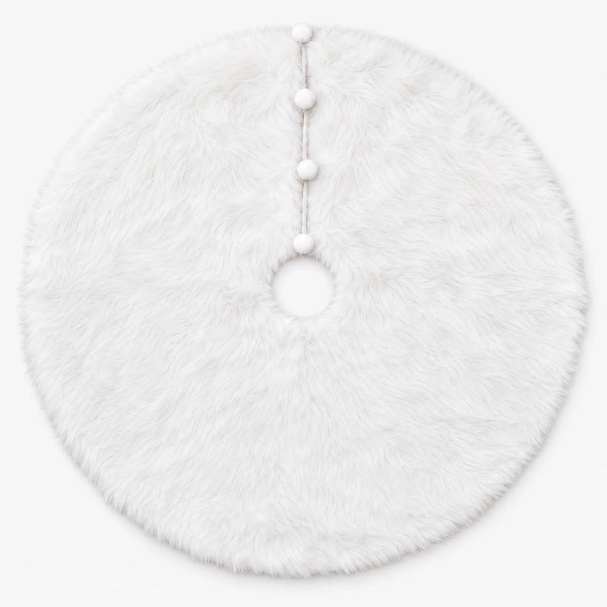 Round Plush Christmas Tree Skirt