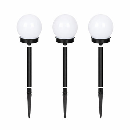 Round Solar Path Light for Outdoor Garden Walkways | Lunavia