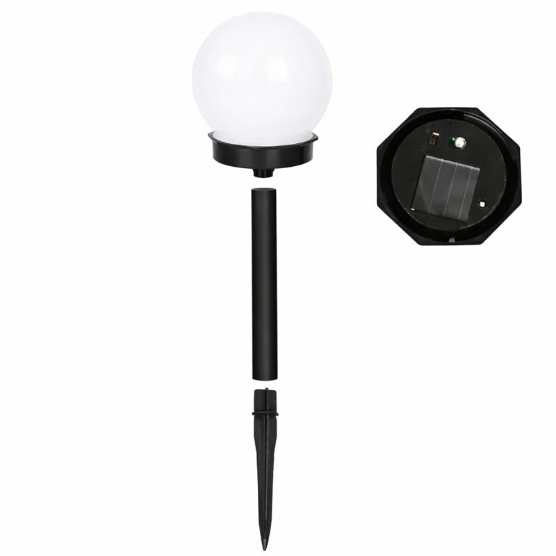 Round Solar Path Light for Outdoor Garden Walkways | Lunavia