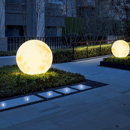 Round Solar Resin Multi Colour Outdoor Garden Light | Marqen