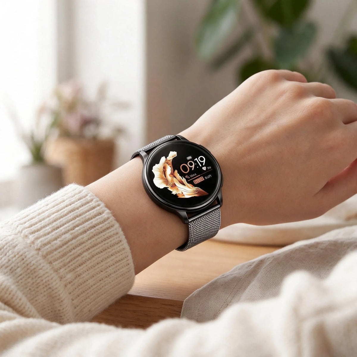 Round Touchscreen Bluetooth Smart Watch