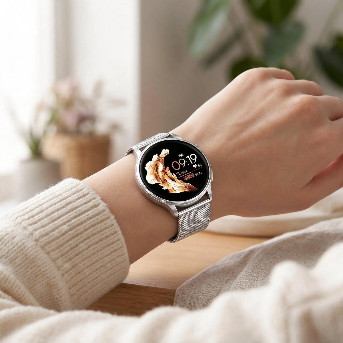 Round Touchscreen Bluetooth Smart Watch