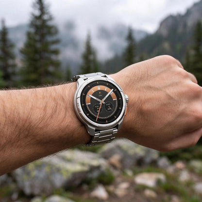 Rugged Round Outdoor GPS Smartwatch