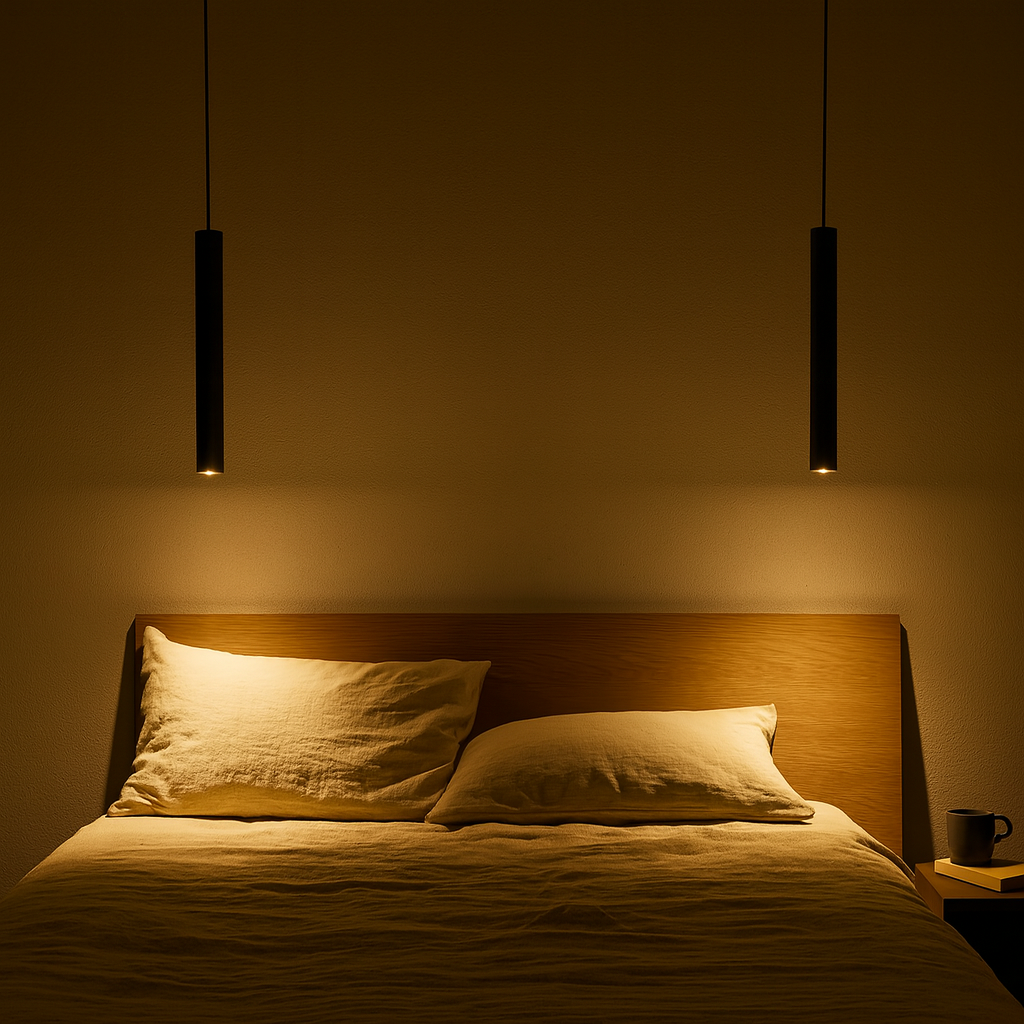 Scandinavian Aluminium LED Pendant Light Cylinder Tube | Xevrion
