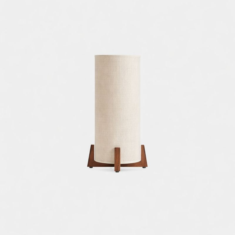 Scandinavian Fabric Shade Floor Lamp With LED Light | Norvica