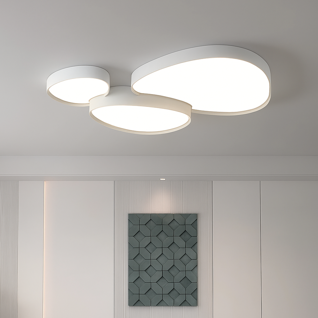 Scandinavian LED Metal Ceiling Light Indoor Fixture | Lumeva