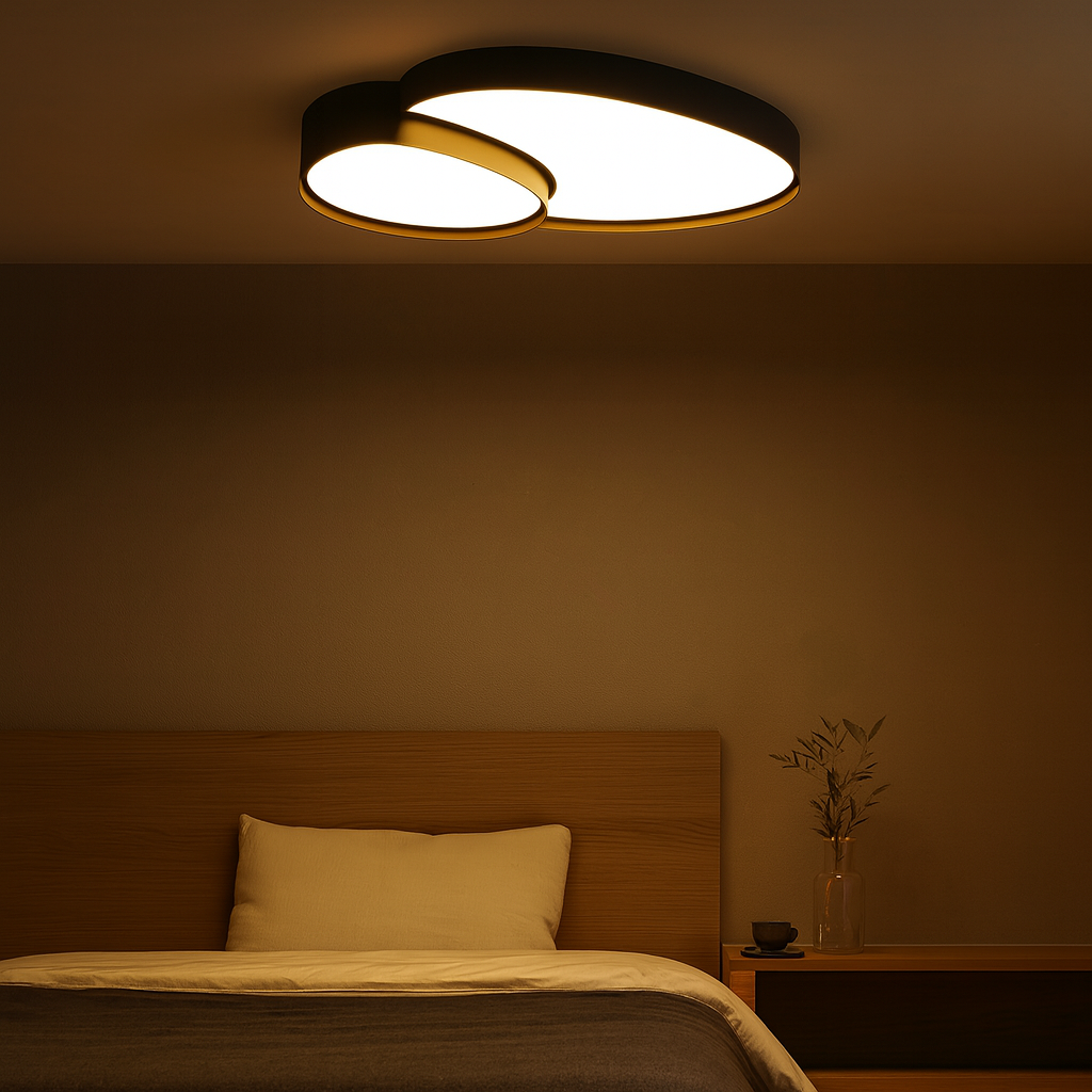 Scandinavian LED Metal Ceiling Light Indoor Fixture | Lumeva