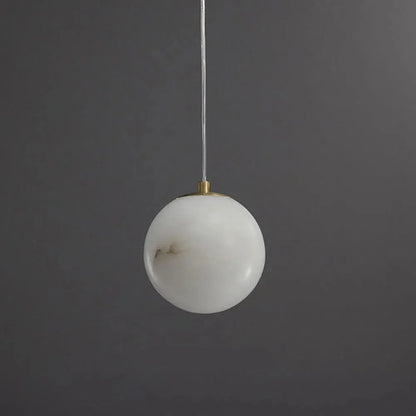 Scandinavian Marble Shade Pendant Light for Living Spaces | Norvique